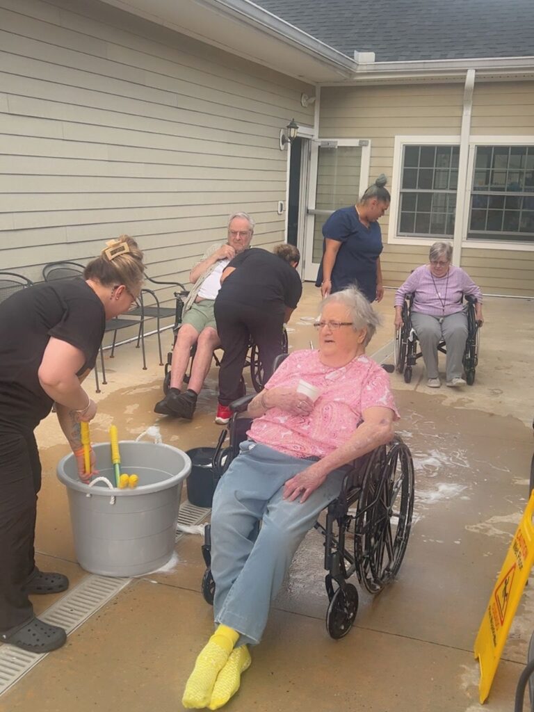 Wheelchair Walker Wash Day Fun 3