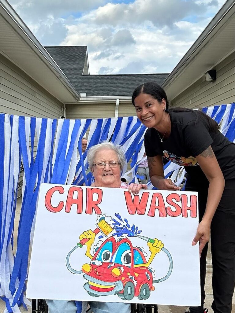 Wheelchair Walker Wash Day Fun 5